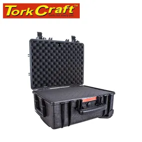 TORK CRAFT HARD CASE 530X435X260MM OD WITH FOAM BLACK WATER & DUST PROOF 483720 PLC1610