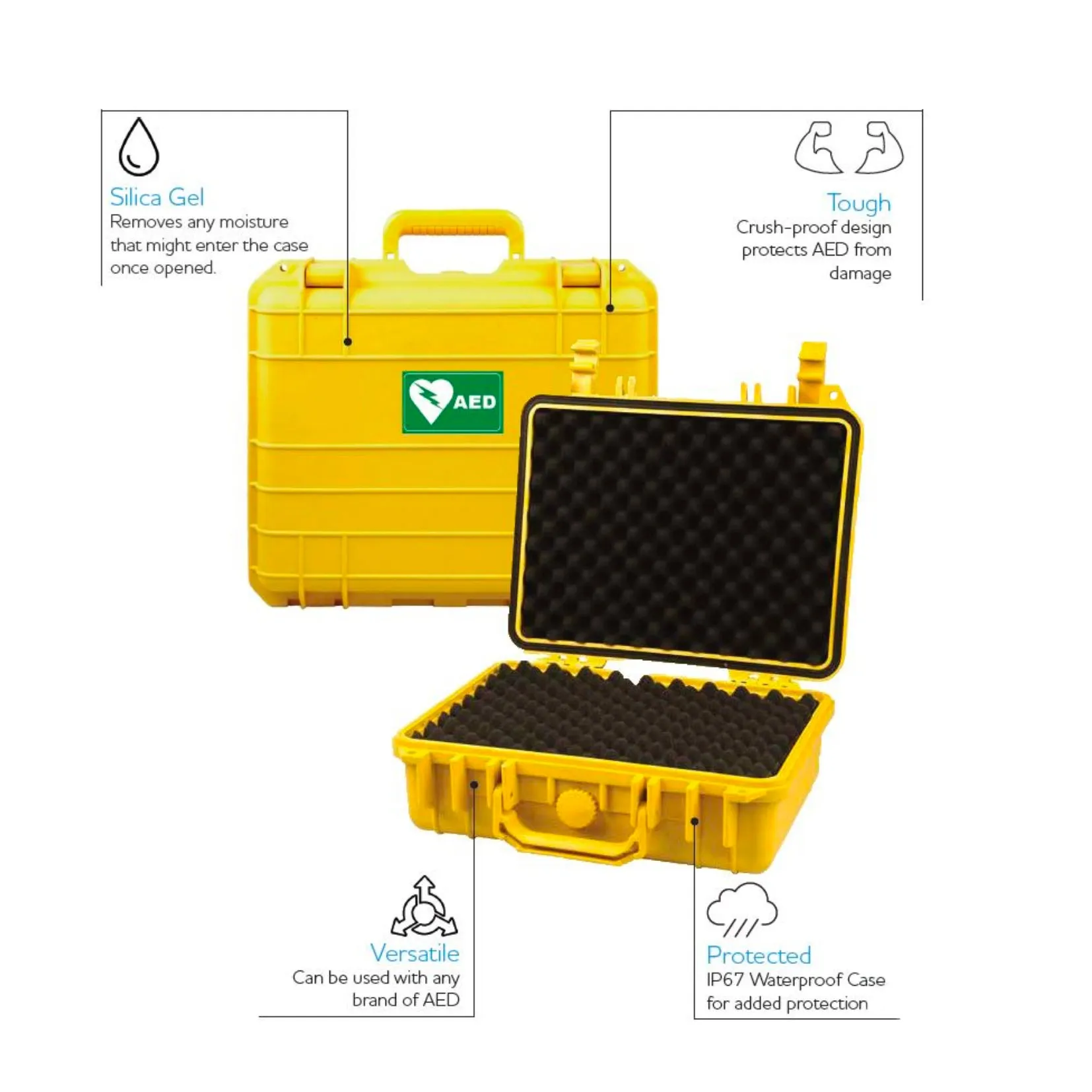 Tough Waterproof AED Case (1)