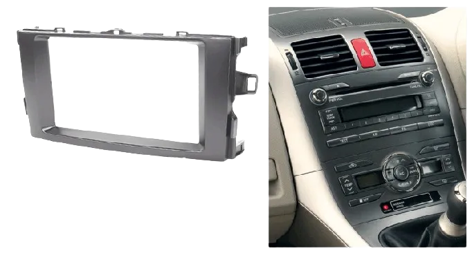 Toyota Auris 2006-2012 Double Din Trimplate