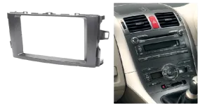 Toyota Auris 2006-2012 Double Din Trimplate