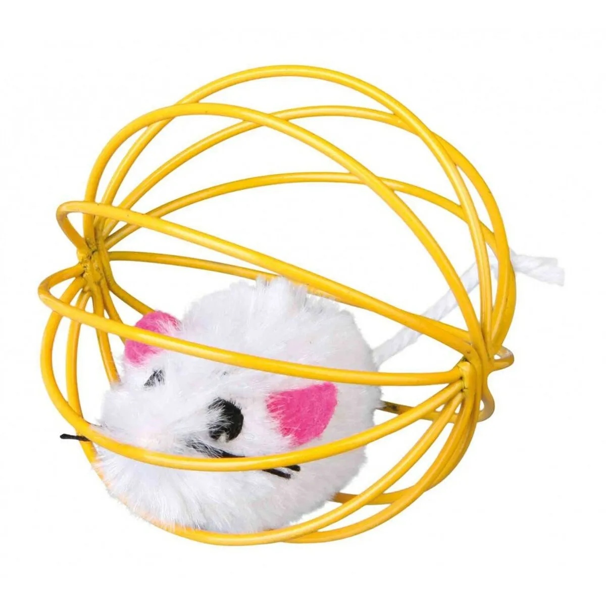 Toys Trixie Mouse in a Wire Ball Multicolour Polyester