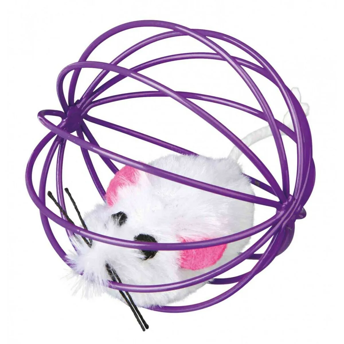 Toys Trixie Mouse in a Wire Ball Multicolour Polyester