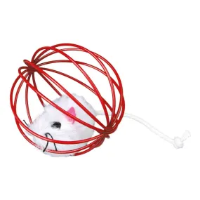 Toys Trixie Mouse in a Wire Ball Multicolour Polyester