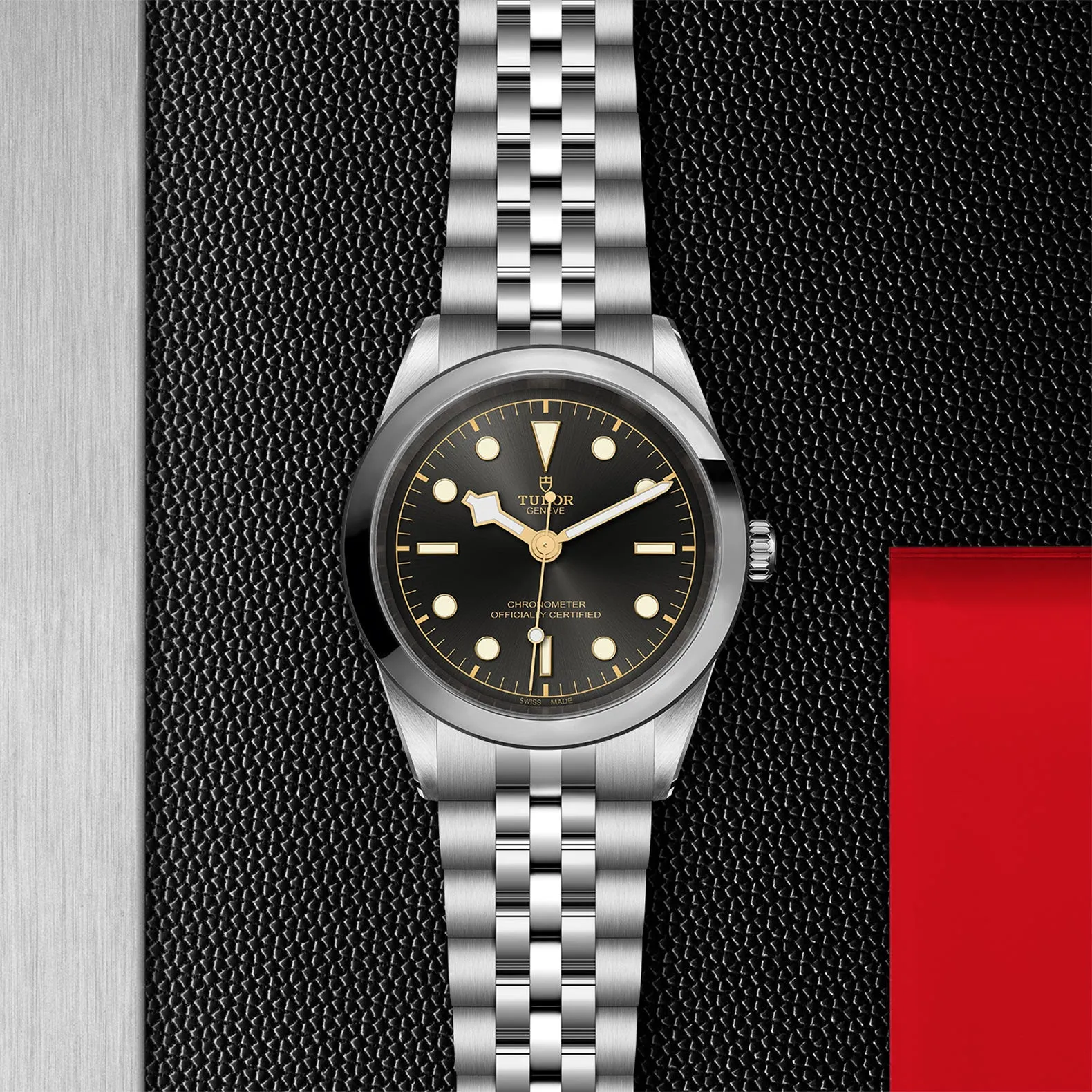 TUDOR Black Bay 41, 41mm steel case, Steel bracelet