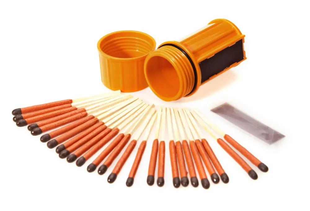 UCO Stormproof Matches in Container  Orange