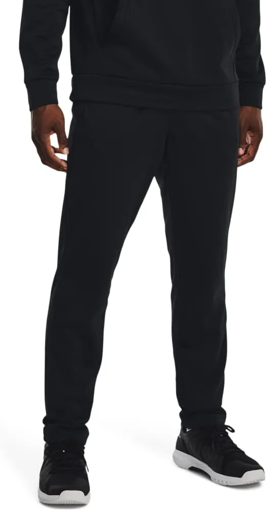 Under Armour Men's Armourfleece Straight Leg Pant Medium Black