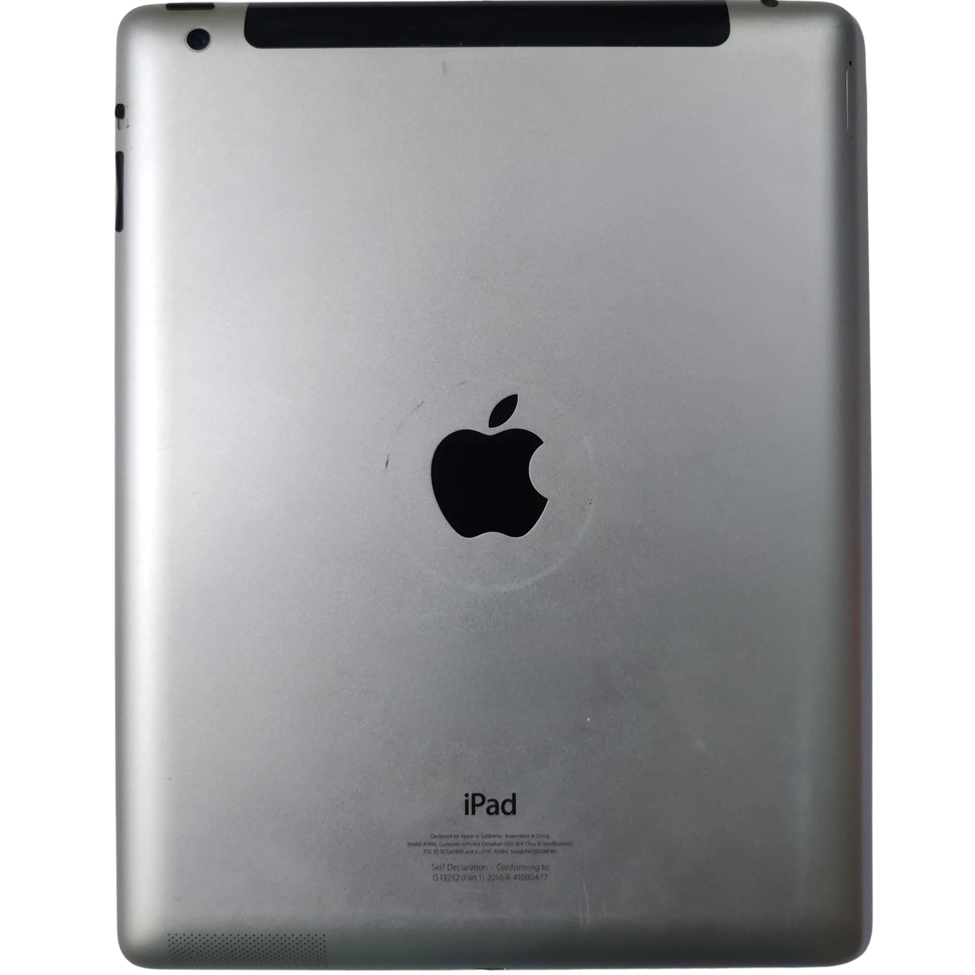 Used Apple iPad (4th Gen) Wi Fi   4G Cellular 9.7" Silver (Functional Issue)