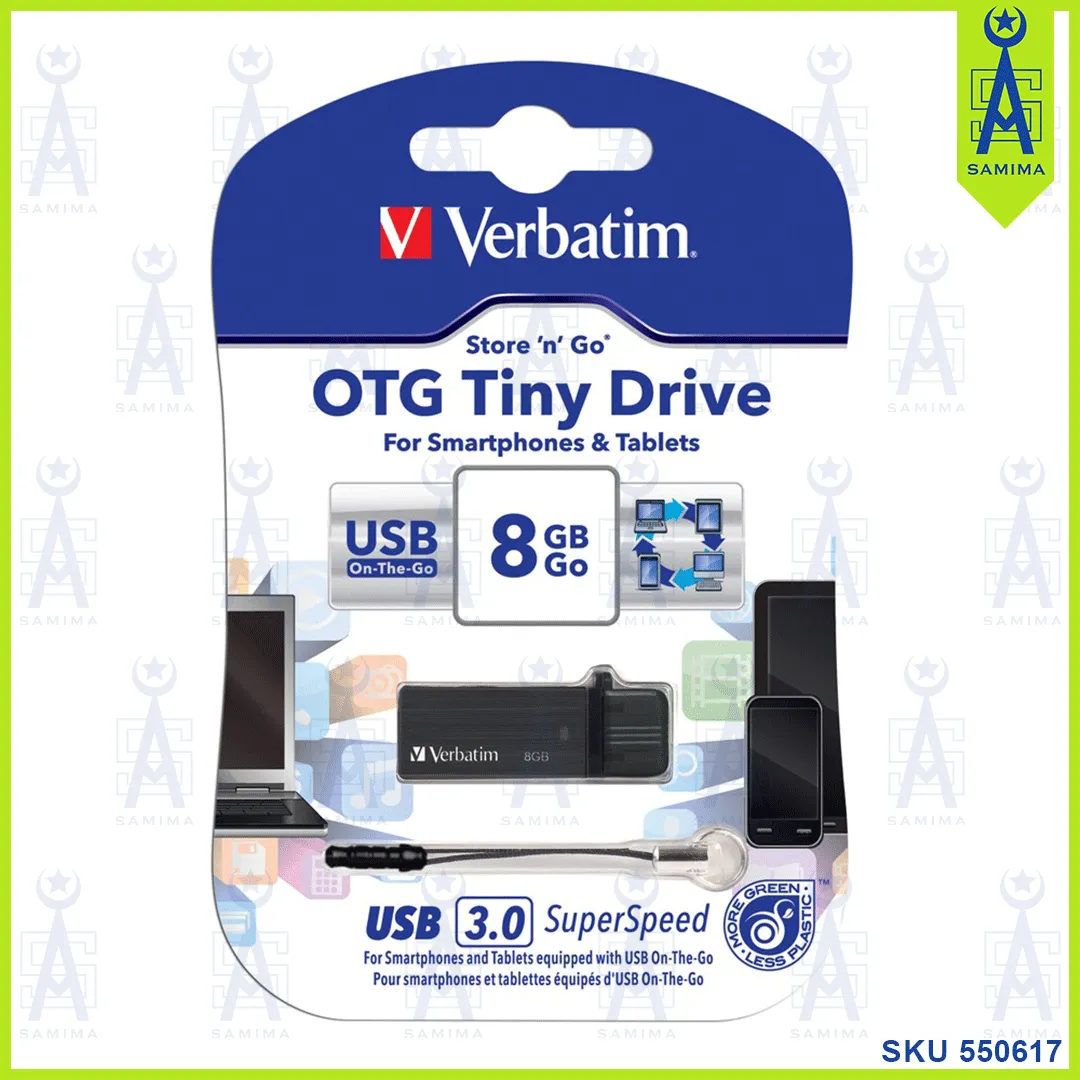 VERBATIM OTG TINY DRIVE 8GB STORE N GO