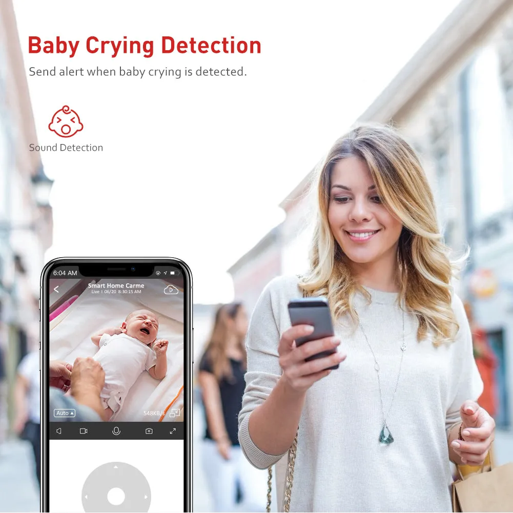 Victure SC210B 1080P HD Baby Monitor