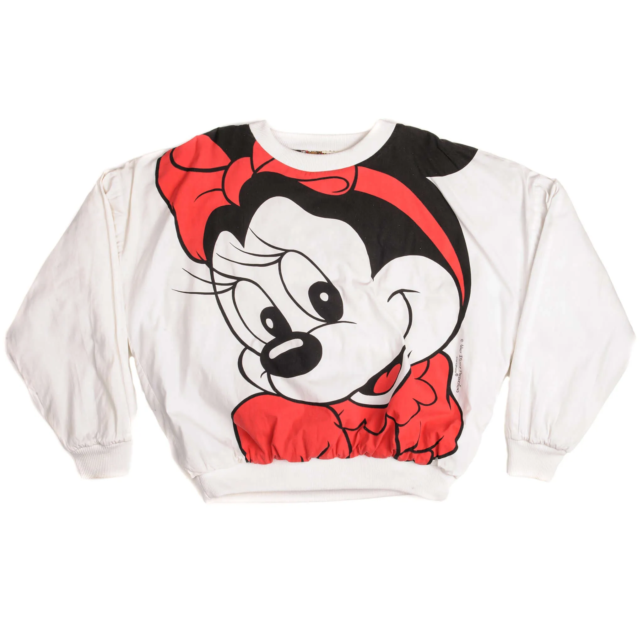 VINTAGE DISNEY ALL OVER PRINT MICKEY PLUTO REVERSIBLE SWEATSHIRT SMALL OVERSIZED