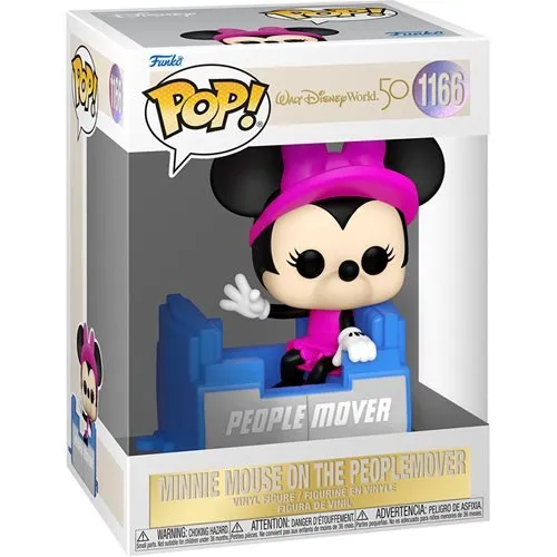 Walt Disney World 50th Pop! Vinyl Figure Minnie Mouse on the Peoplemover [1166]