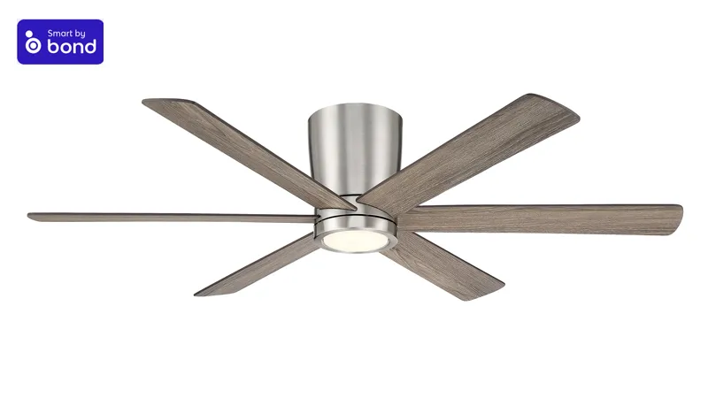 Wind River WR2028N Coldwater 52" Wi-Fi smart Ceiling Fan in Nickel