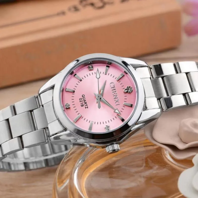 Women's Casual Waterproof Rhinestone Watch