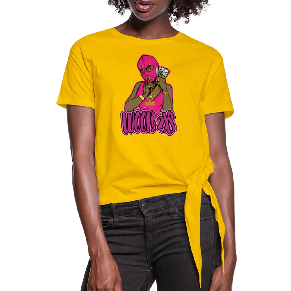 Women's Woop 2Xs Knotted T-Shirt