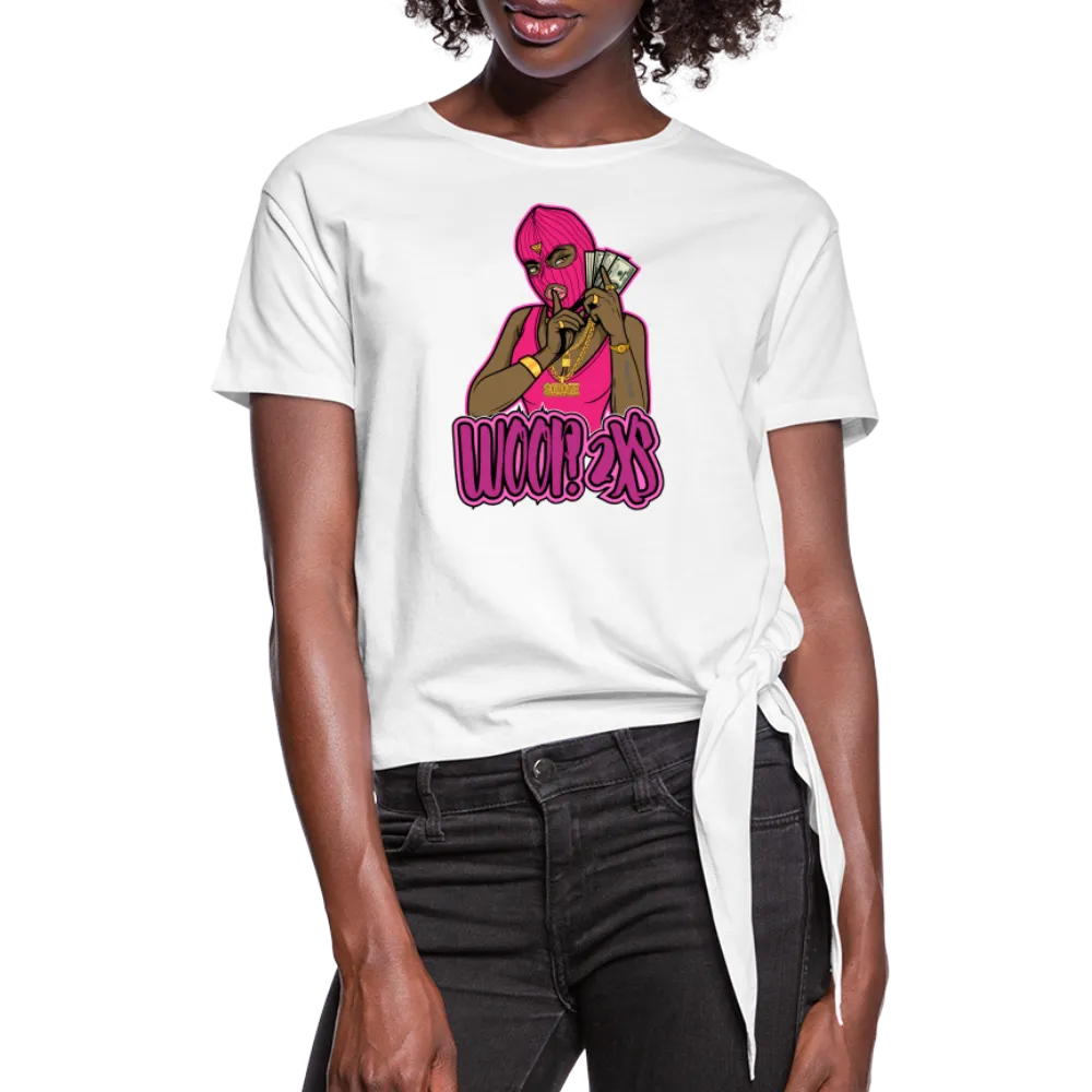 Women's Woop 2Xs Knotted T-Shirt