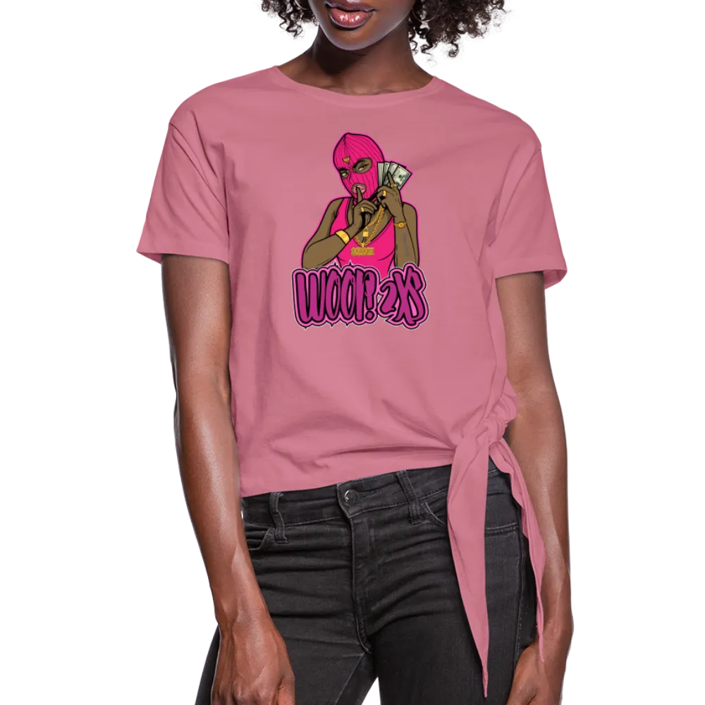 Women's Woop 2Xs Knotted T-Shirt