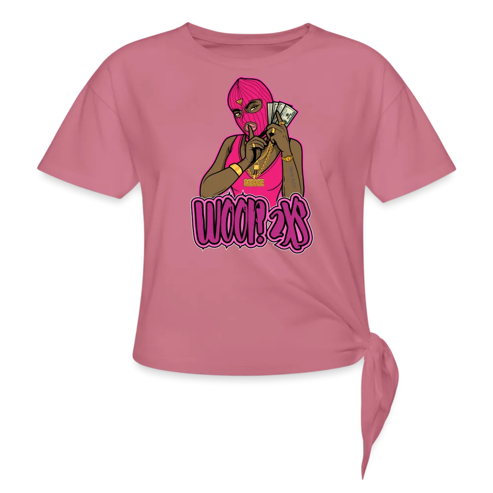 Women's Woop 2Xs Knotted T-Shirt