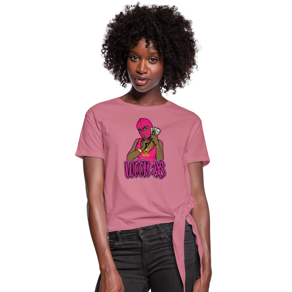 Women's Woop 2Xs Knotted T-Shirt