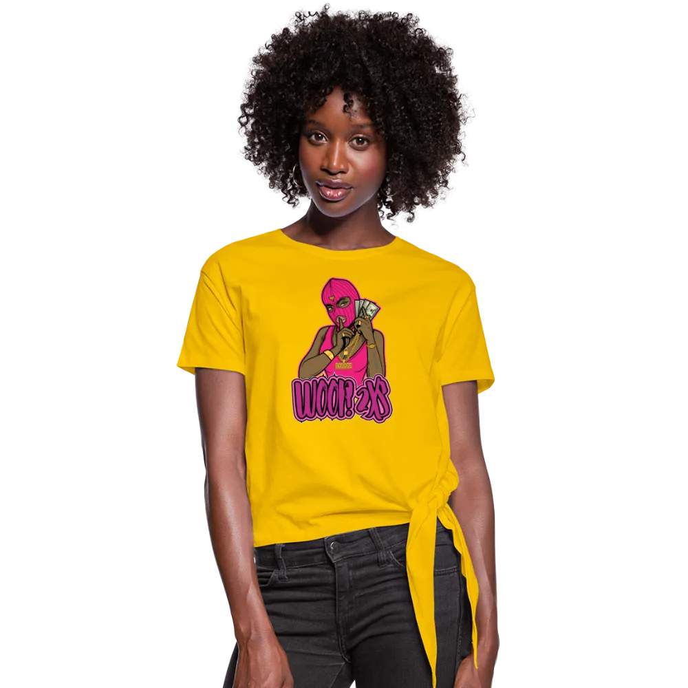 Women's Woop 2Xs Knotted T-Shirt