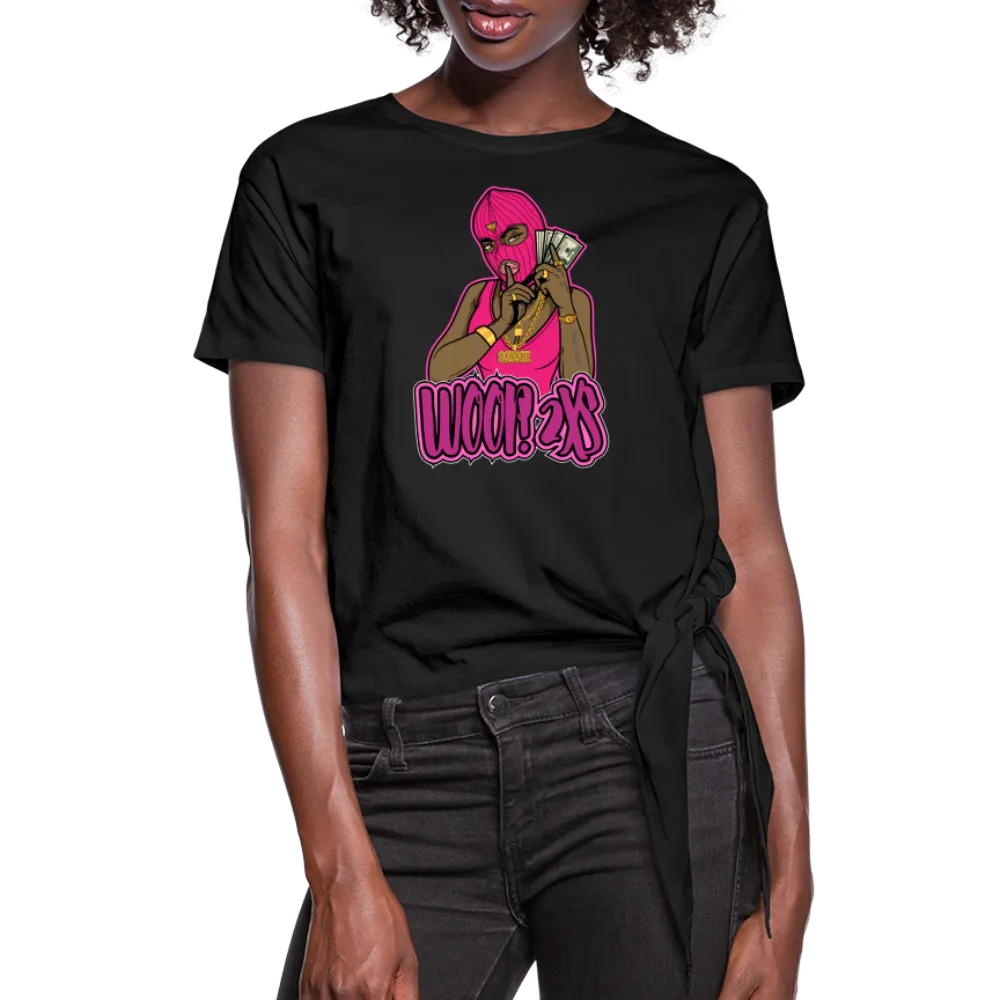 Women's Woop 2Xs Knotted T-Shirt