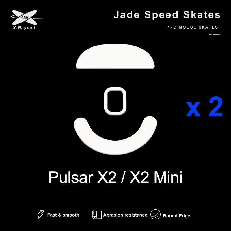 X-Raypad Jade Mouse Skates for Pulsar X2 / X2 Mini / X2V2 / X2V2 Mini / X2H / X2H Mini