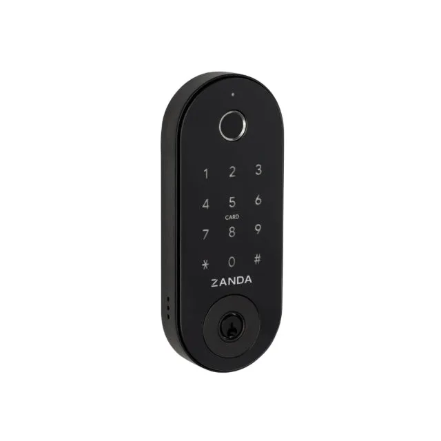 Zanda Stealth Smart Lock Deadbolt Matte Black