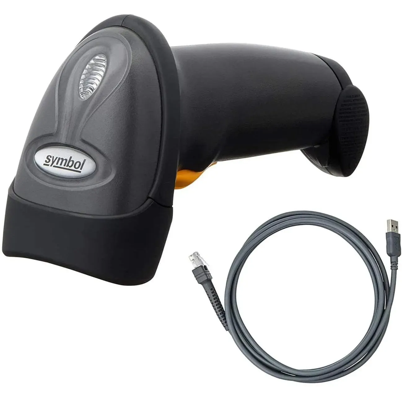 Zebra Symbol LS2208 Barcode Scanner Hand-Held Kit Stand USB Windows Mac