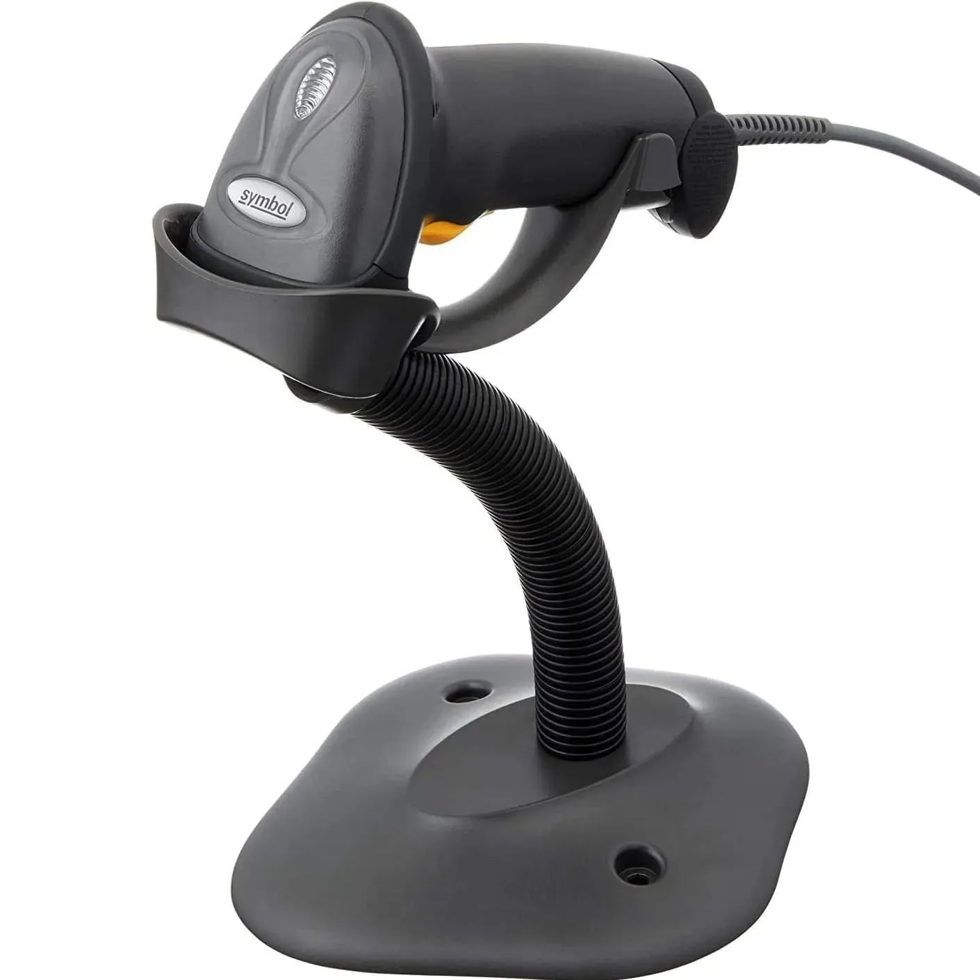 Zebra Symbol LS2208 Barcode Scanner Hand-Held Kit Stand USB Windows Mac