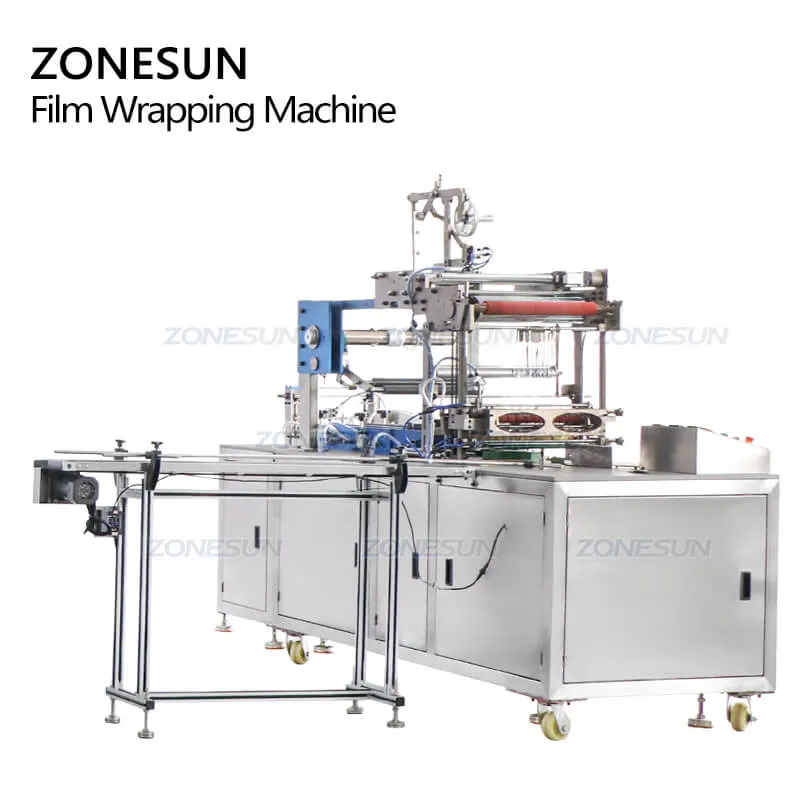 ZS-MSFM750A Automatic Cosmetics Perfume Cellphone Beauty Facial Mask Sheet Box BOPP Film Wrapping Packaging Machine